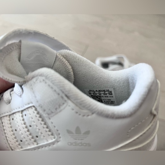 Adidas Kids Ortholite White Velcro Sneakers Shoes US Size 9K - Picture 10 of 16